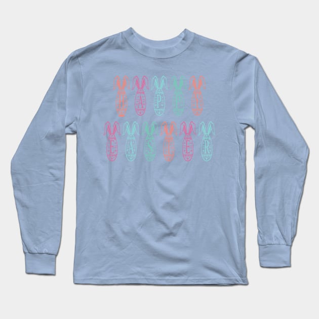 Happy Easter Long Sleeve T-Shirt by yayor